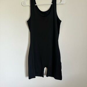 Black Sleeveless Bodysuit